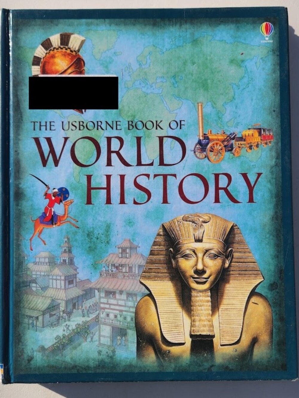 The Usborne Book of World History Hardcover Book Textbook Homeschooling School C